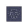 print and co denim dogs labrador 01