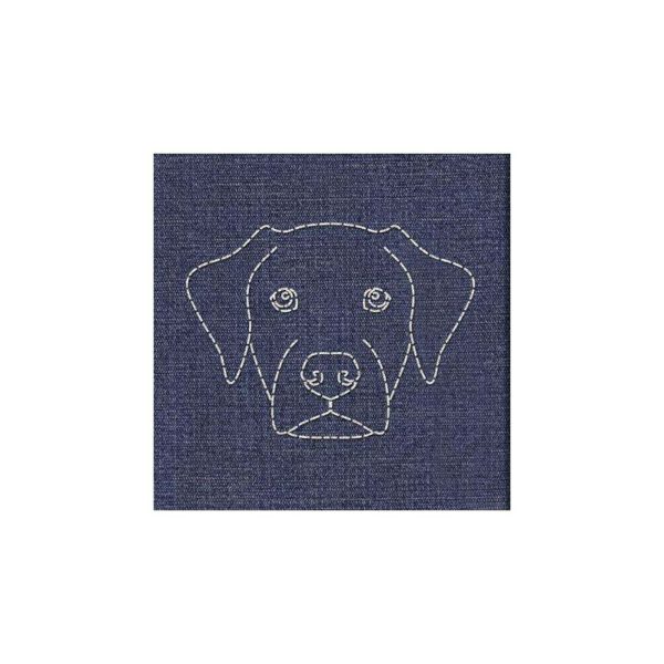 print and co denim dogs labrador 01