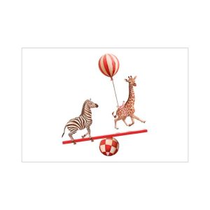 print and co arte girafa e zebra brincando na gangorra h cir02