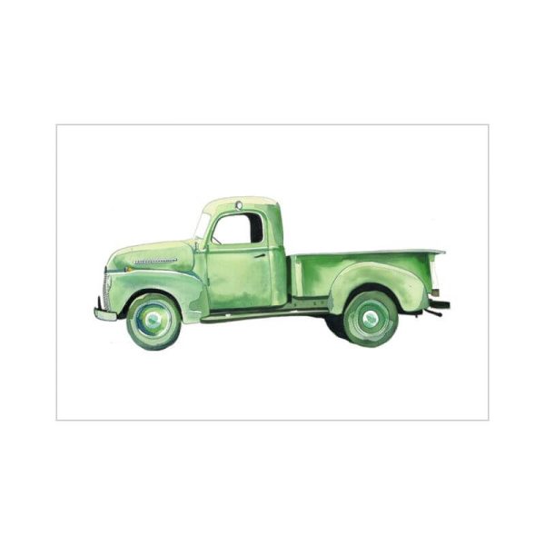 print and co arte green truck h 09 v2